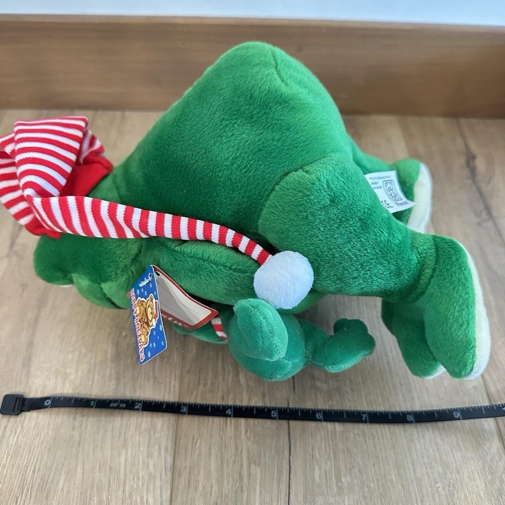 VTG‎ New Fiesta "Feliz" Bean Bag Frog & Babies Plush Christmas Santa - Picture 8 of 9